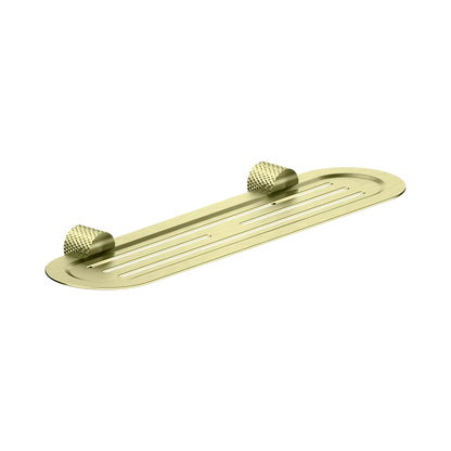 Opal Metal Shower Shelf Brushed Gold