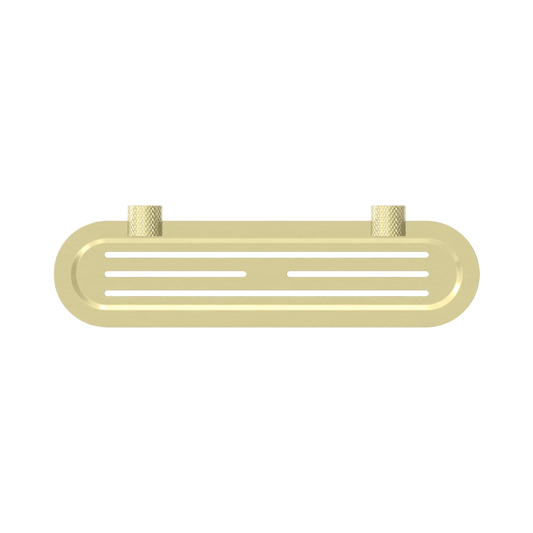 Opal Metal Shower Shelf Brushed Gold