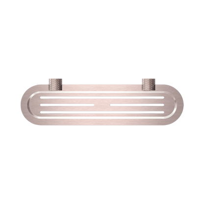 Opal Metal Shower Shelf Brushed Bronze