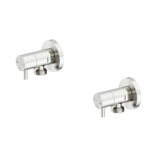 Washing Machine Tap Set Brushed Nickel