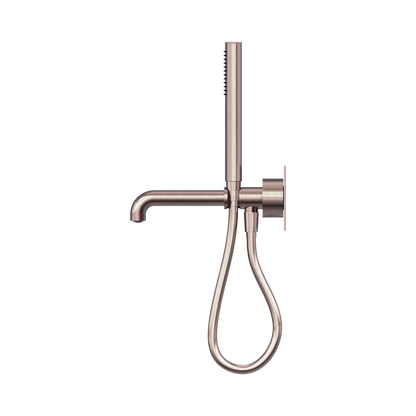 Kara Progressive Shower System With Spout 230mm Brushed Bronze
