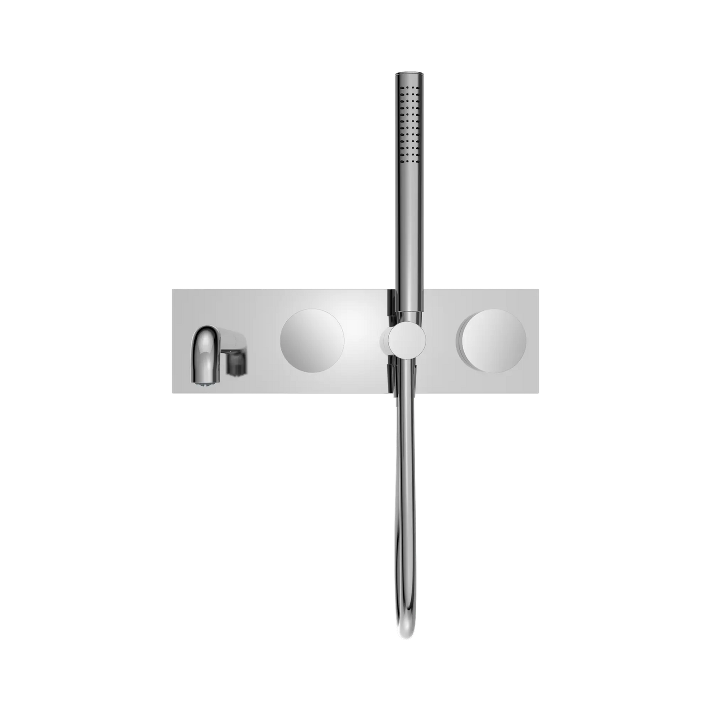 Kara Progressive Shower System With Spout 230mm Chrome