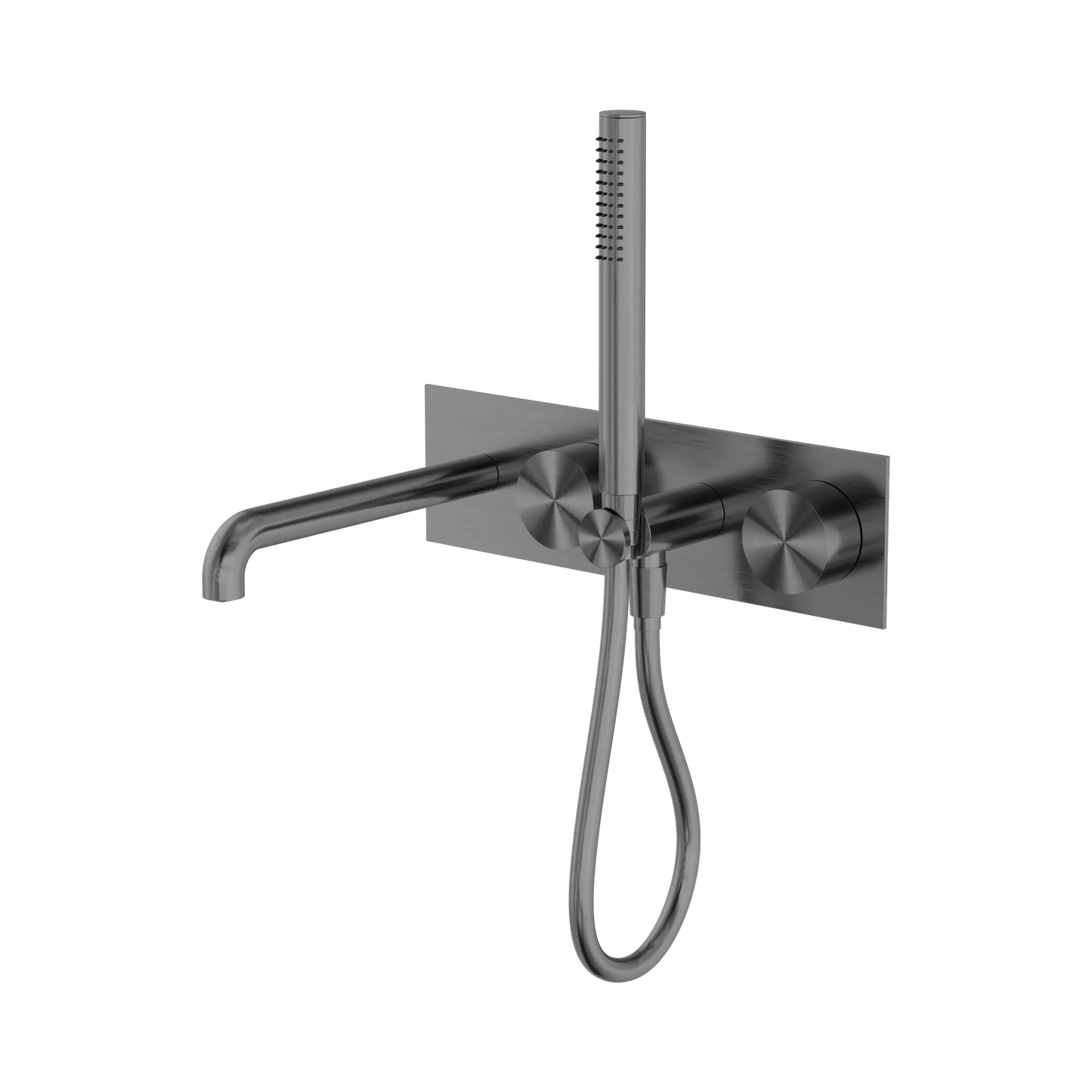 Kara Progressive Shower System With Spout 230mm Gun Metal