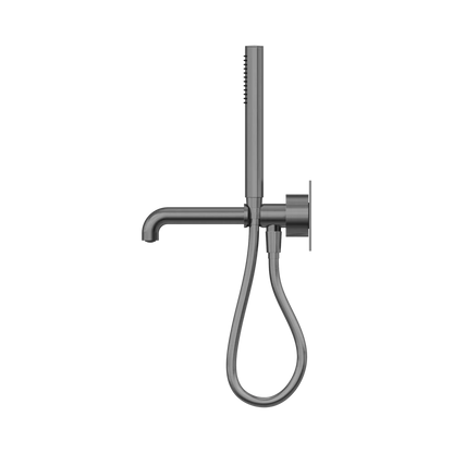 Kara Progressive Shower System With Spout 230mm Gun Metal