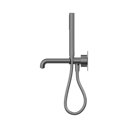 Kara Progressive Shower System With Spout 230mm Gun Metal