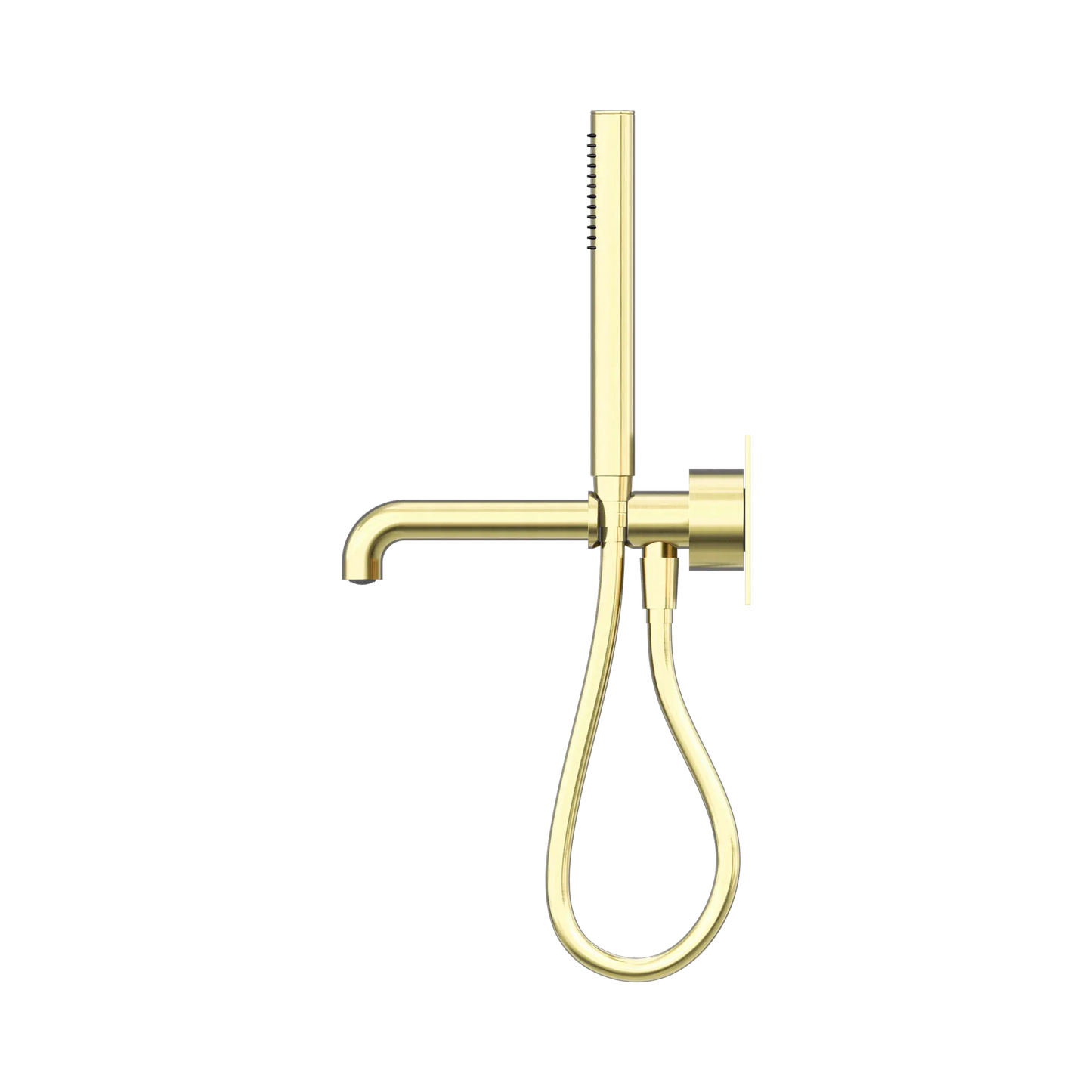Kara Progressive Shower System With Spout 250mm Brushed Gold