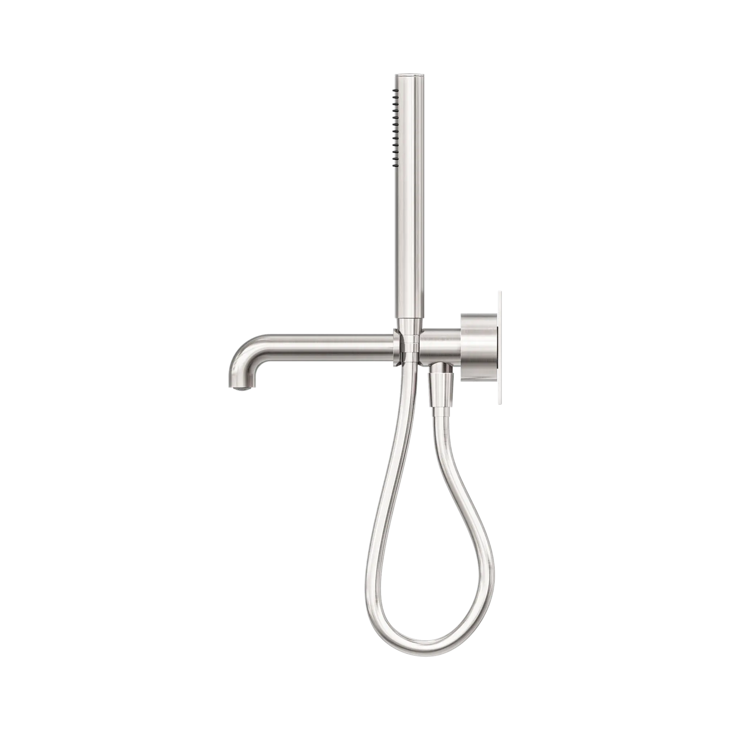 Kara Progressive Shower System With Spout 250mm Brushed Nickel