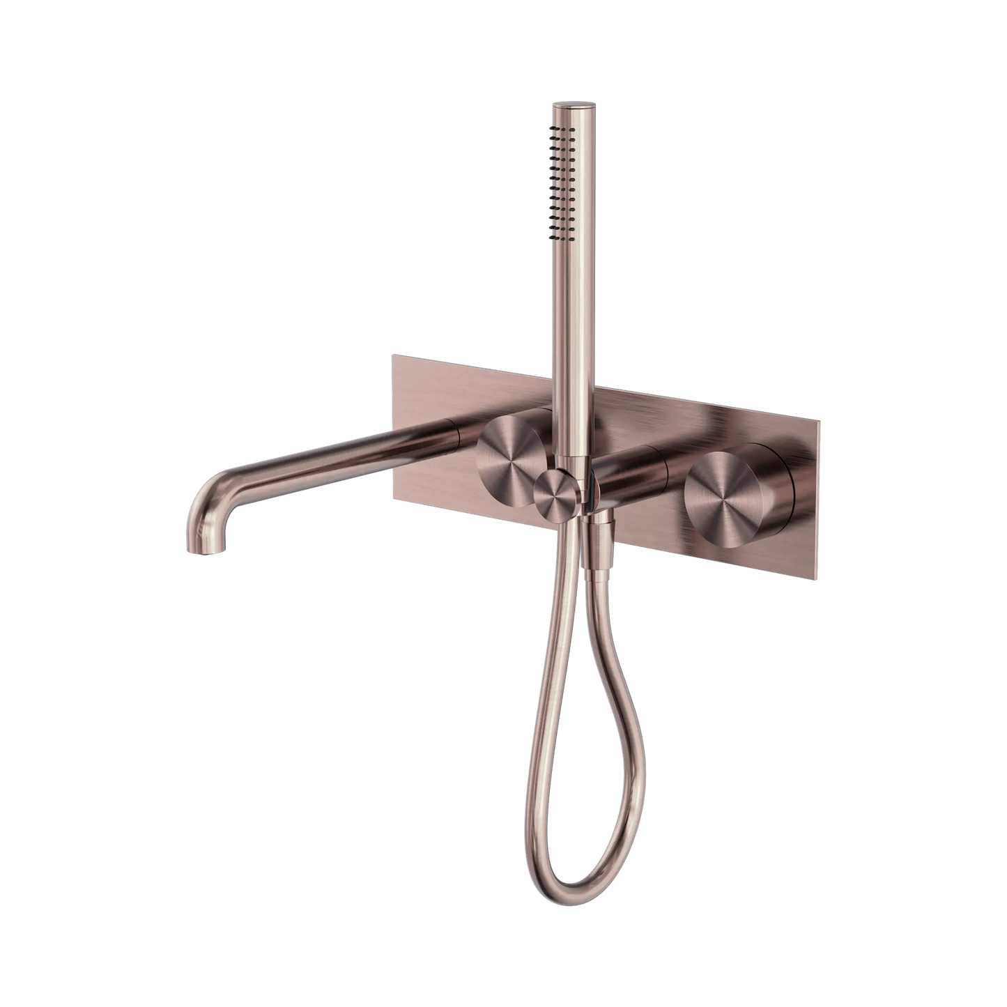 Kara Progressive Shower System With Spout 250mm Brushed Bronze
