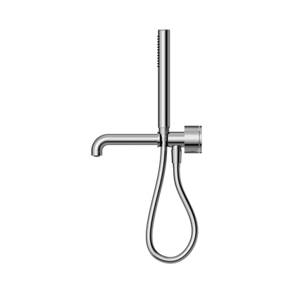 Kara Progressive Shower System Separate Plate With Spout 230mm Chrome