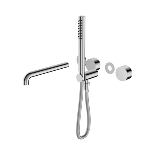 Kara Progressive Shower System Separate Plate With Spout 230mm Trim Kits Only Chrome