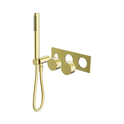 Kara Progressive Shower System Trim Kits Only Brushed Gold