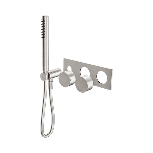 Kara Progressive Shower System Trim Kits Only Brushed Nickel