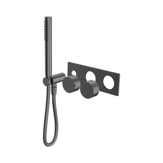 Kara Progressive Shower System Trim Kits Only Gun Metal