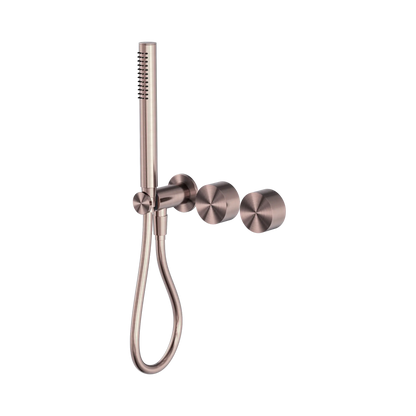 Kara Progressive Shower System Separate Plate Brushed Bronze