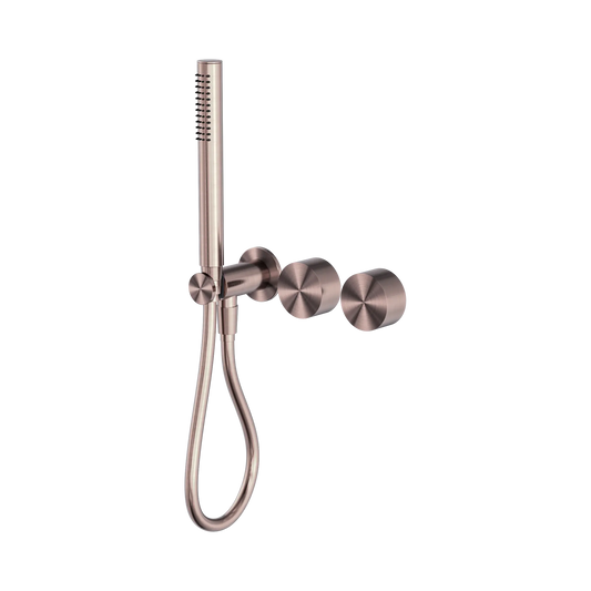 Kara Progressive Shower System Separate Plate Brushed Bronze