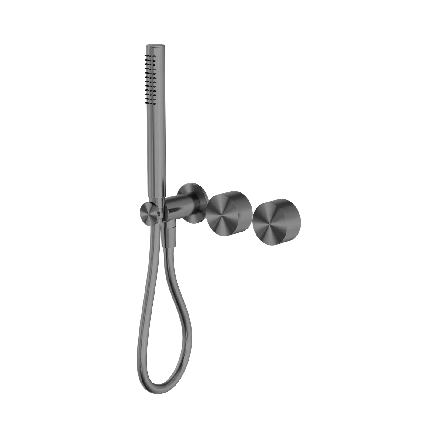 Kara Progressive Shower System Separate Plate Gun Metal