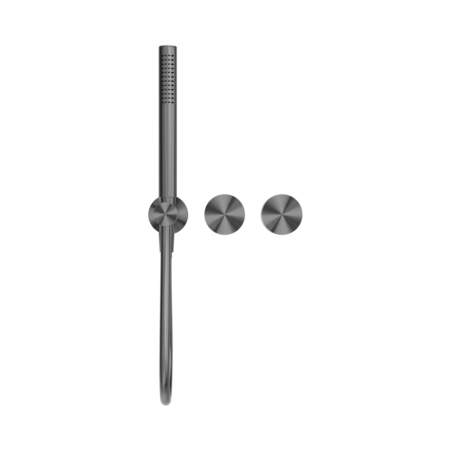 Kara Progressive Shower System Separate Plate Gun Metal