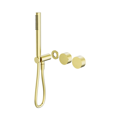 Kara Progressive Shower System Separate Plate Trim Kits Only Brushed Gold