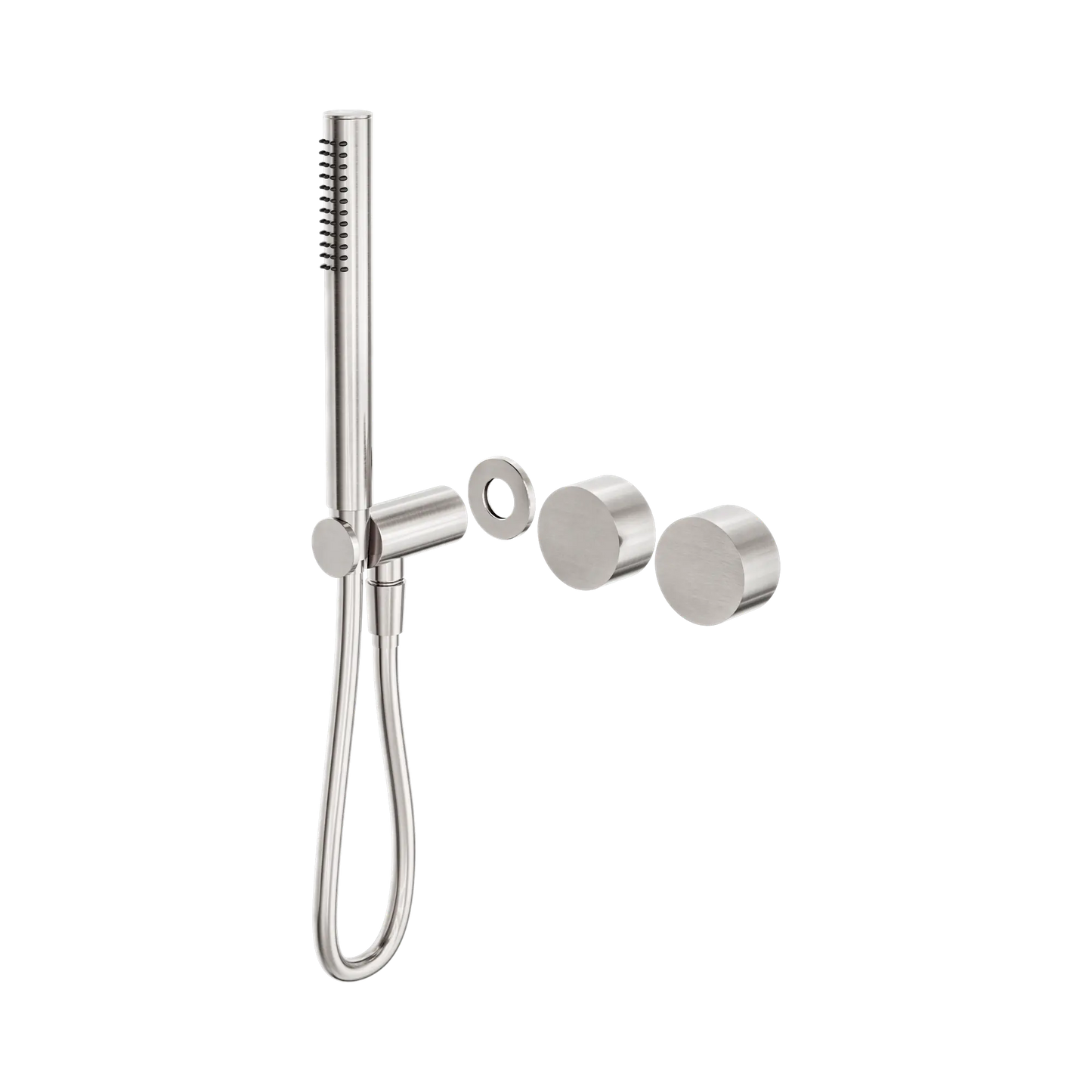 Kara Progressive Shower System Separate Plate Trim Kits Only Brushed Nickel