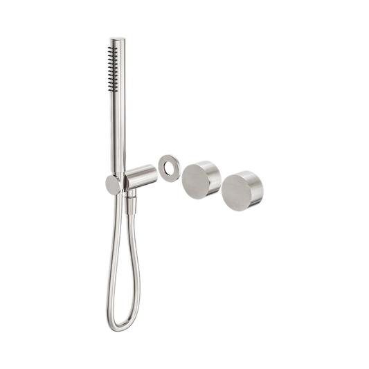 Kara Progressive Shower System Separate Plate Trim Kits Only Brushed Nickel