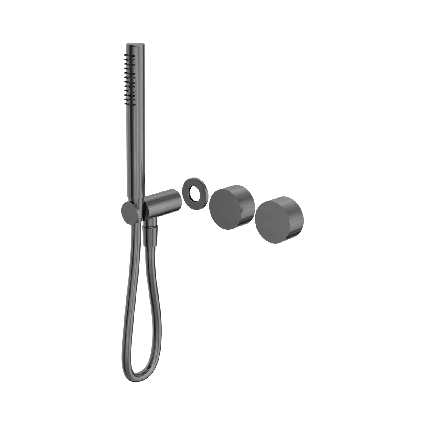 Kara Progressive Shower System Separate Plate Trim Kits Only Gun Metal