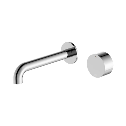 Kara Progressive Wall Basin/Bath Set 120mm Chrome
