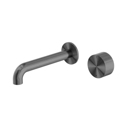 Kara Progressive Wall Basin/Bath Set 230mm Gun Metal