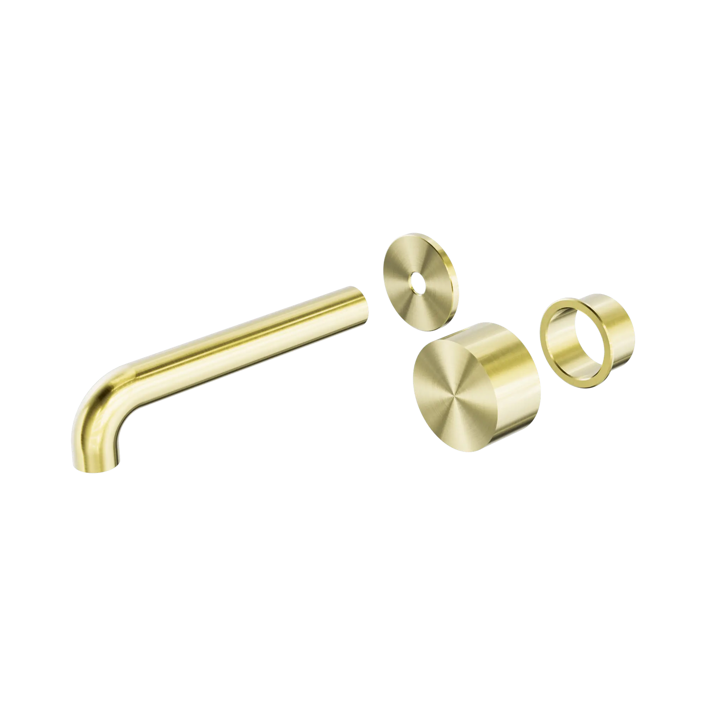 Kara Progressive Wall Basin/Bath Set 120mm Trim Kits Only Brushed Gold