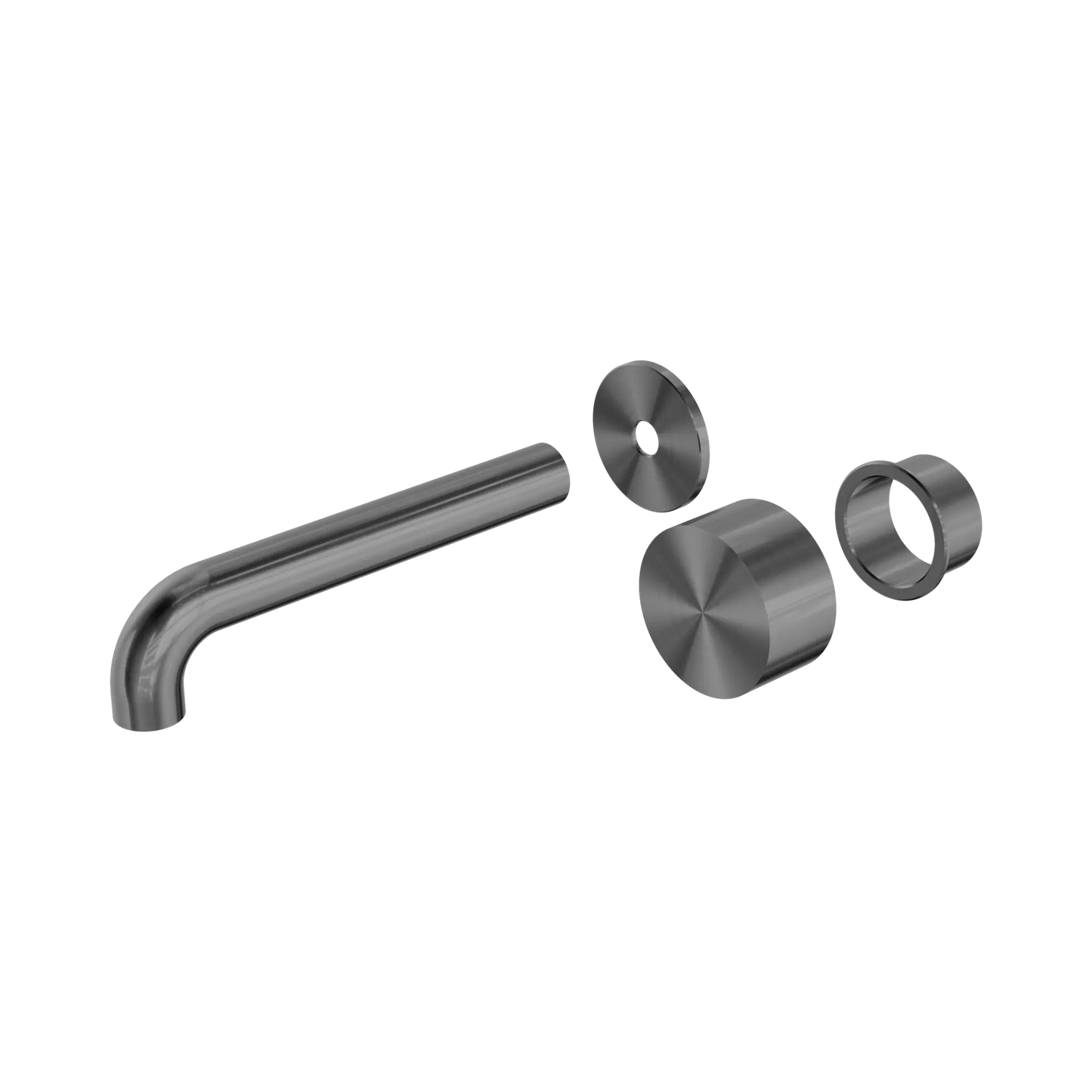 Kara Progressive Wall Basin/Bath Set 120mm Trim Kits Only Gun Metal