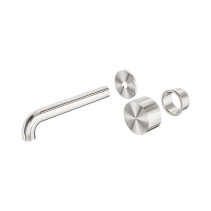 Kara Progressive Wall Basin/Bath Set 160mm Trim Kits Only Brushed Nickel