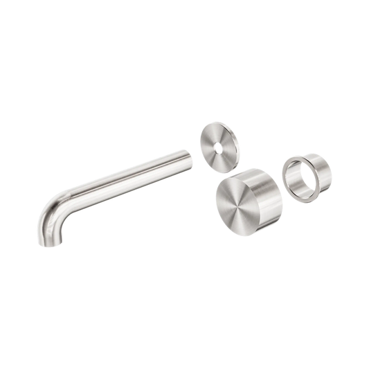 Kara Progressive Wall Basin/Bath Set 160mm Trim Kits Only Brushed Nickel