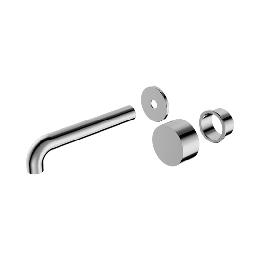 Kara Progressive Wall Basin/Bath Set 185mm Trim Kits Only Chrome