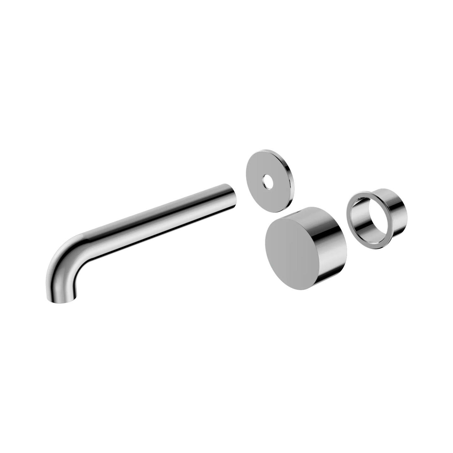 Kara Progressive Wall Basin/Bath Set 260mm Trim Kits Only Chrome