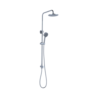 Dolce Round Twin Shower Bottom Inlet Chrome