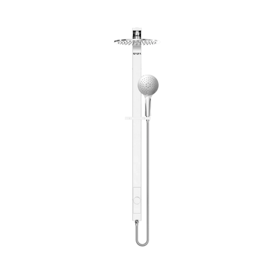 Astra Rain Round Twin Shower Single Hose Chrome