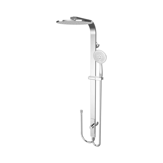 Astra Rain Round Twin Shower Double Hose Chrome