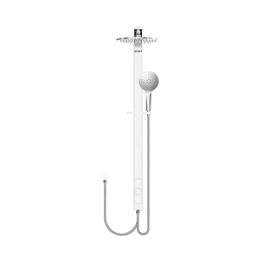 Astra Rain Round Twin Shower Double Hose Chrome
