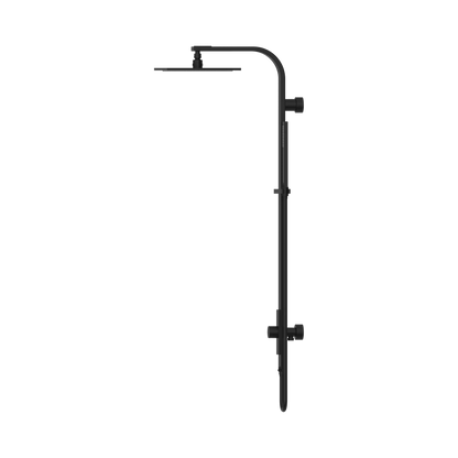 Astra Rain Square Twin Shower Single Hose Matte Black