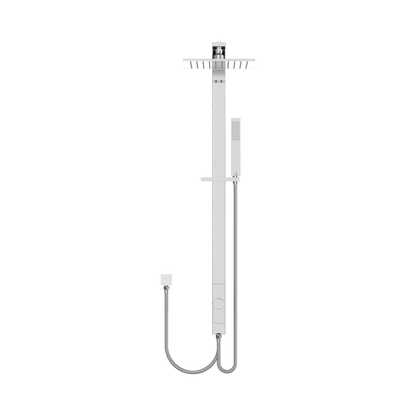 Astra Rain Square Twin Shower Double Hose Chrome