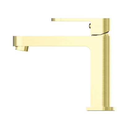 Ecco Basin Mixer Brushed Gold
