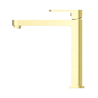 Ecco Tall Basin Mixer Brushed Gold