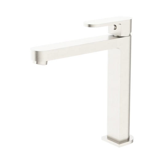 Ecco Tall Basin Mixer Brushed Nickel