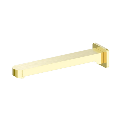 Ecco Fixed Bath Spout Only Brushed Gold