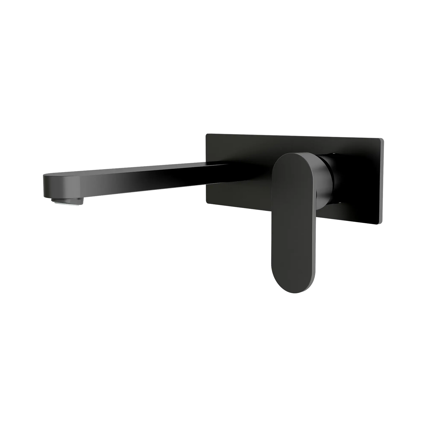 Ecco Wall Basin Mixer Matte Black