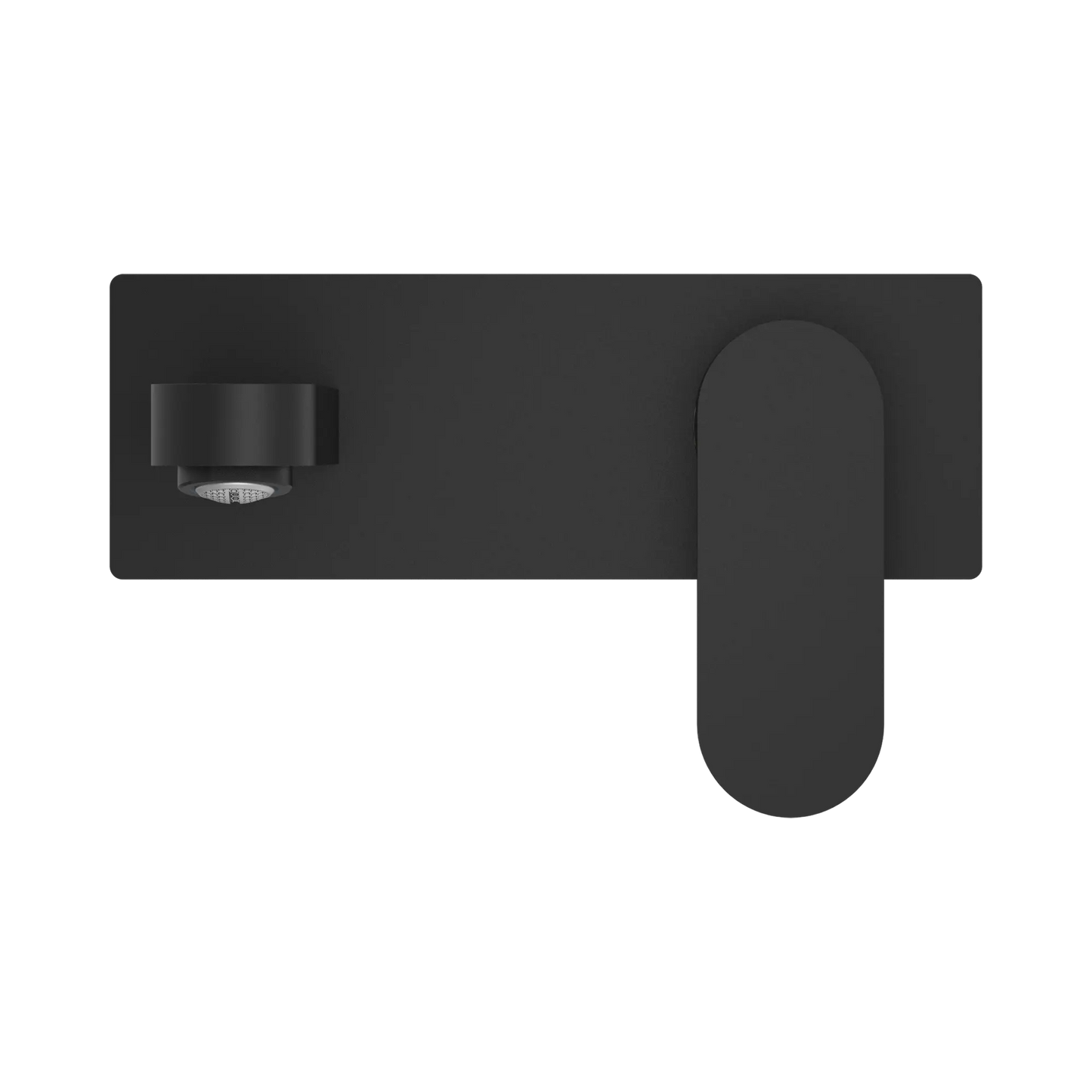 Ecco Wall Basin Mixer Matte Black