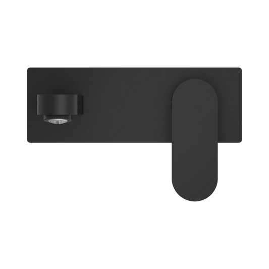Ecco Wall Basin Mixer Matte Black