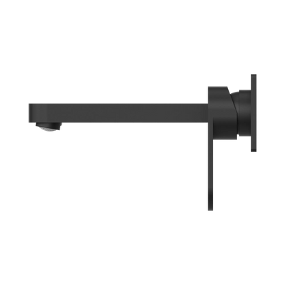Ecco Wall Basin Mixer Matte Black