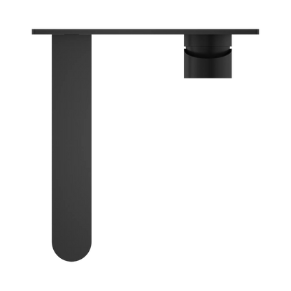 Ecco Wall Basin Mixer Matte Black