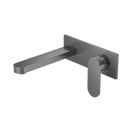 Ecco Wall Basin/Bath Mixer Gun Metal
