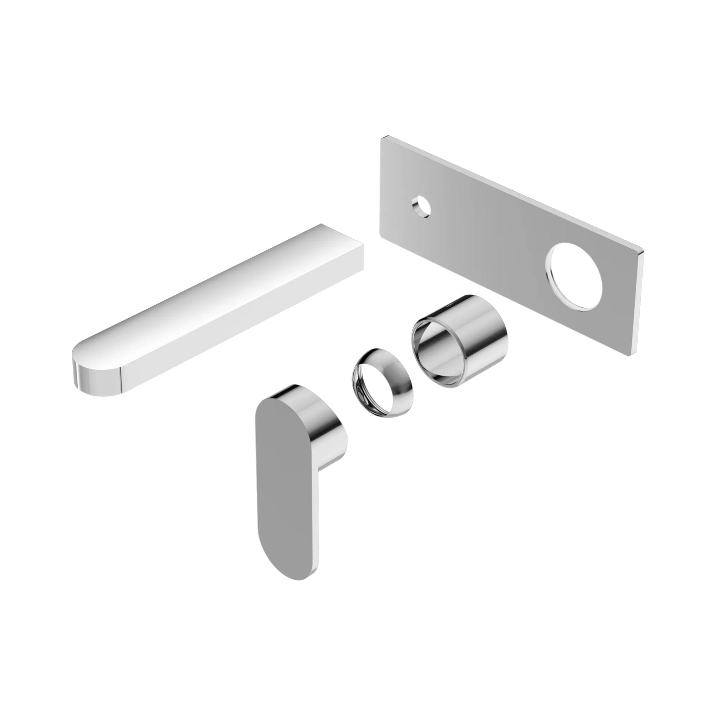 Ecco Wall Basin/Bath Mixer Trim Kits Only Chrome